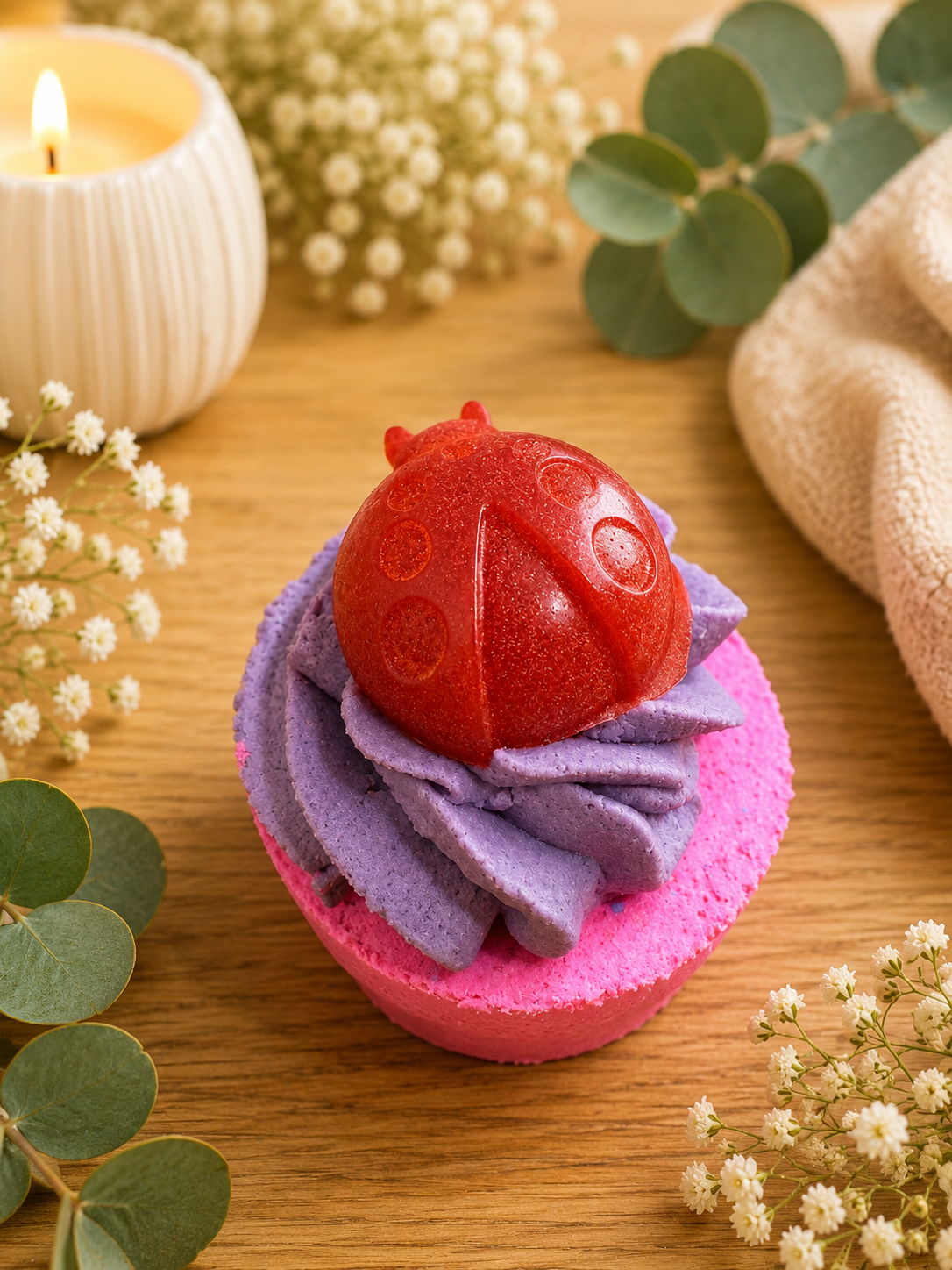 BOMBE DE BAIN CUP CAKE MOUSSANTE