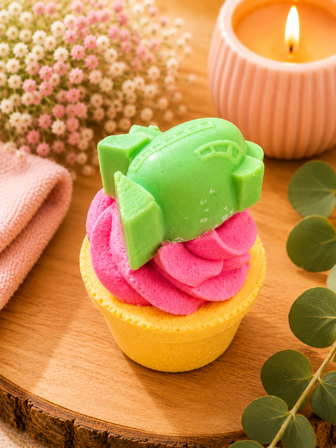 BOMBE DE BAIN CUP CAKE MOUSSANTE