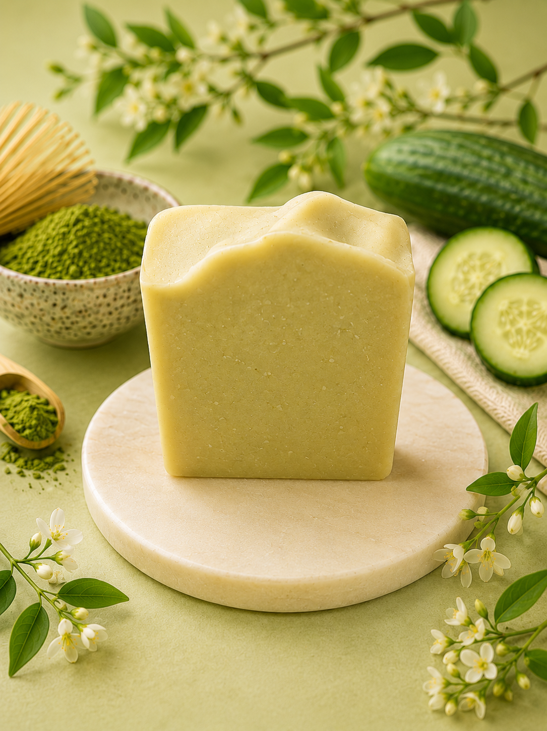 THÉ MATCHA ET CONCOMBRE