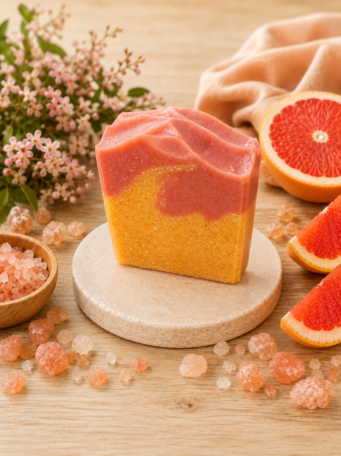 SEL DE L'HIMALAYA ET PAMPLEMOUSSE