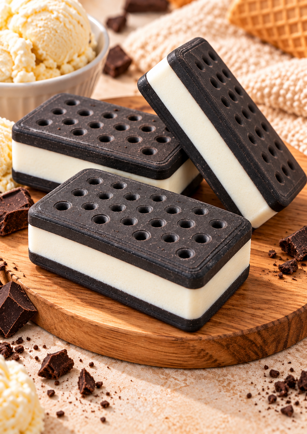 SAVON SANDWICH À LA CRÈME GLACÉE