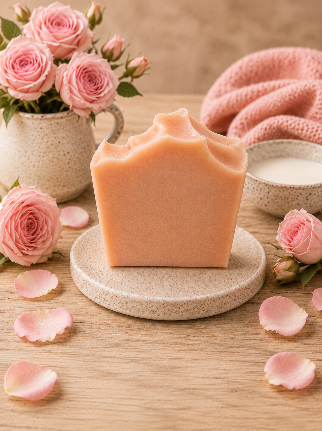 LAIT DE CHÈVRE ET ROSE