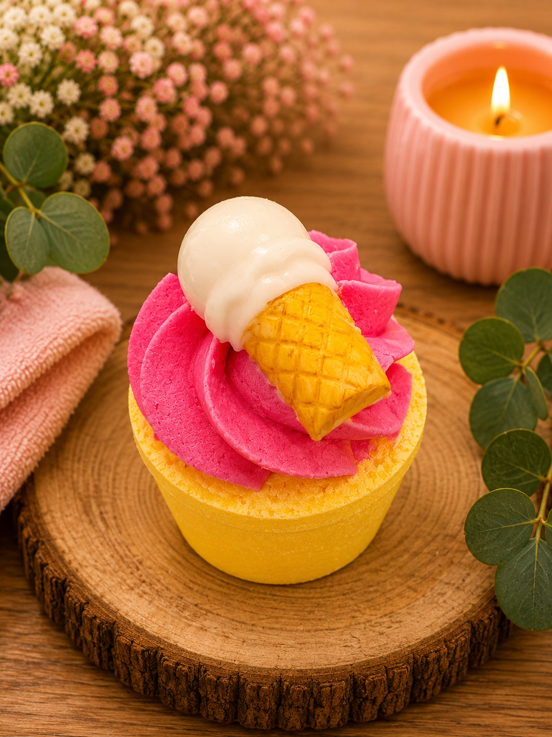 BOMBE DE BAIN CUP CAKE MOUSSANTE