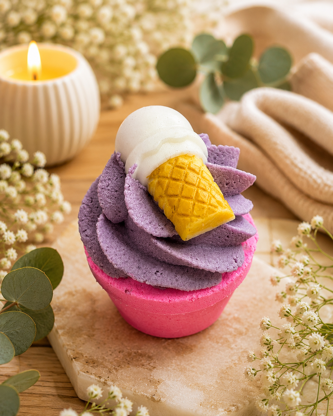 BOMBE DE BAIN CUP CAKE MOUSSANTE