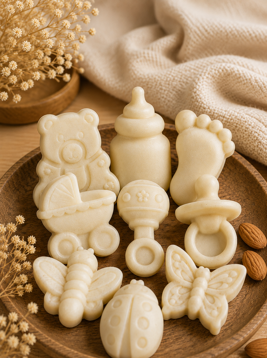 SAVON DE BÉBÉ AU LAIT D'AMANDE